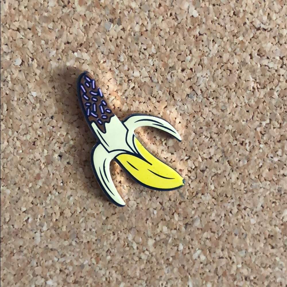 Chocolate Sprinkles Banana Pin